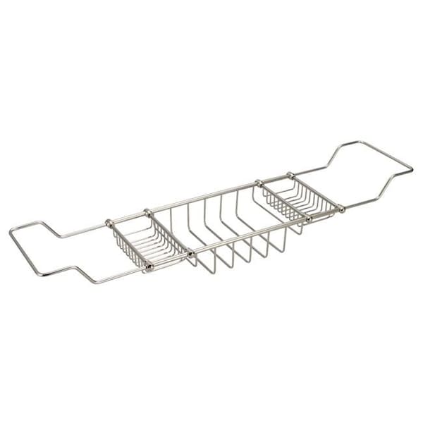 Water Creation Water Creation BC-0001-05 Expandable Bath Caddy for the Elegant Tub - Ivory & Polished Nickel BC-0001-05 - main